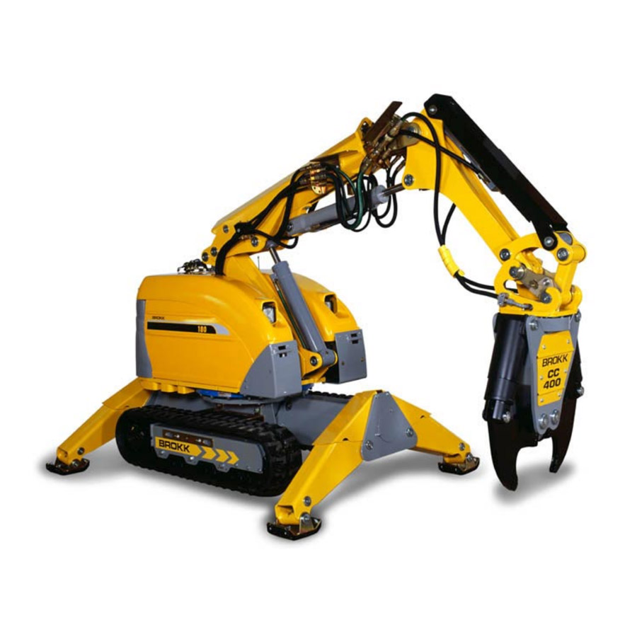 Rivningsrobot Brokk 180 fra Akutt