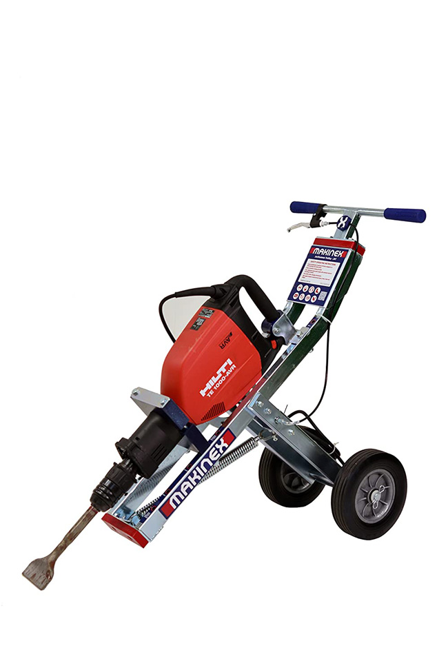 Strippemaskin Makinex Jackhammer Trolley fra Akutt